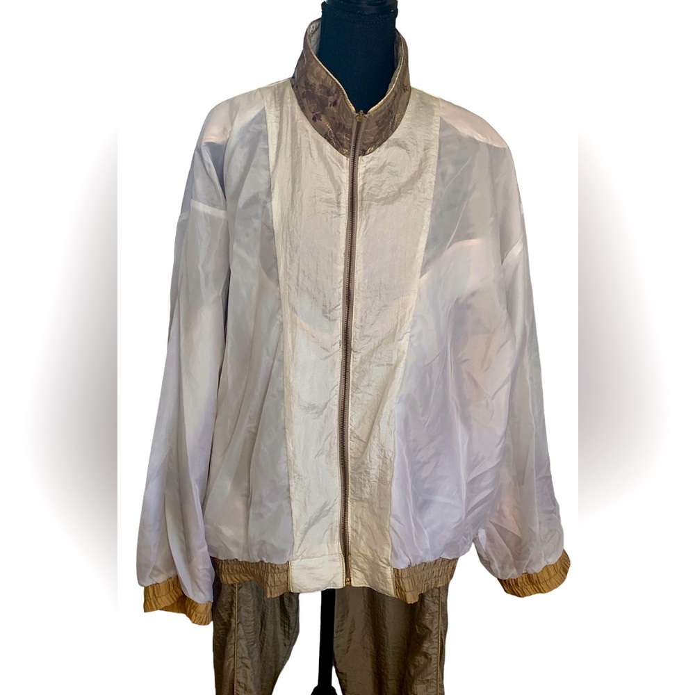 Windbreaker Zip Up Jacket and Pants Set Size XL - Picture 8 of 16